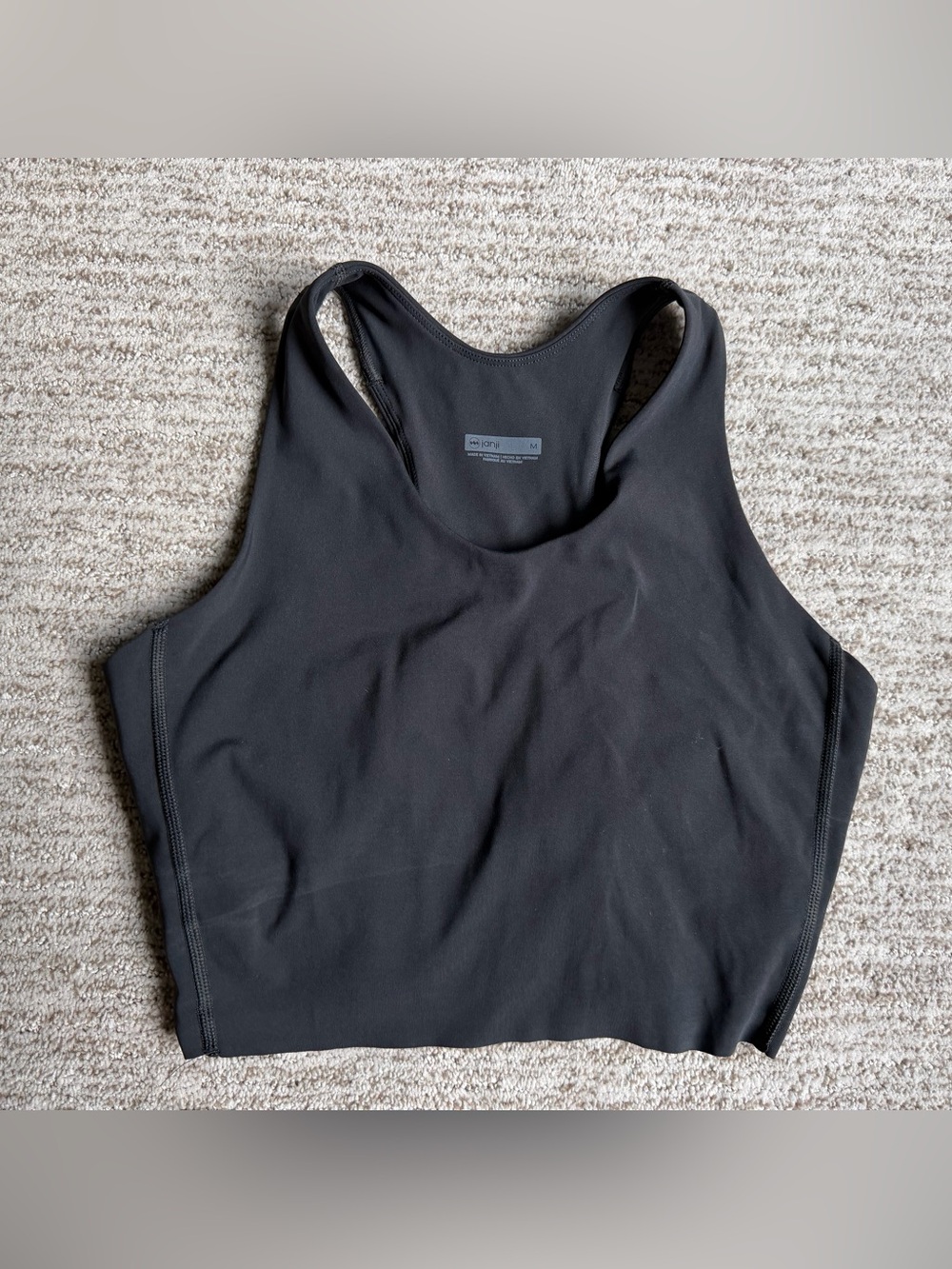 Janji Long Bra Medium Midnight Black